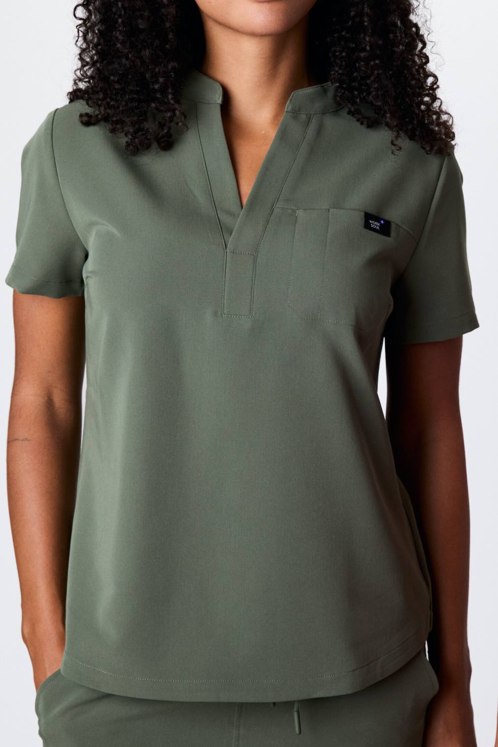 Kasack Mandarin Top/ Damen
