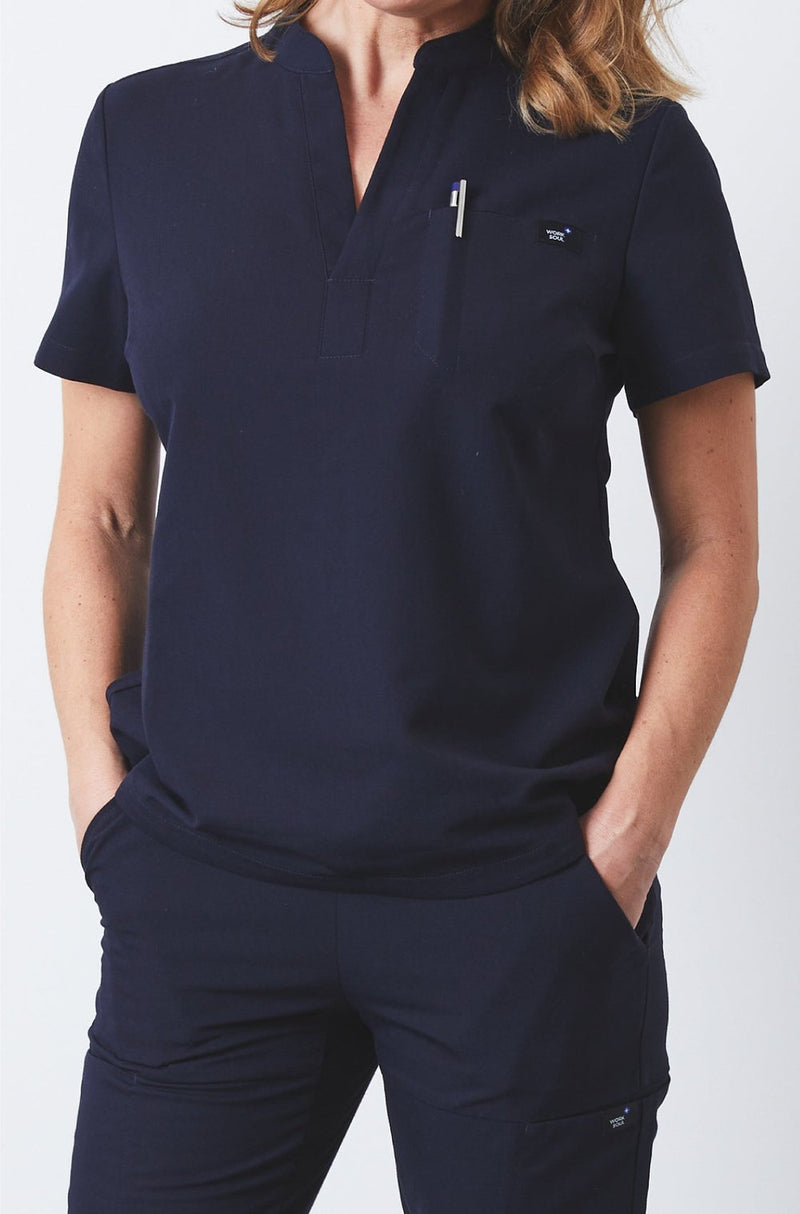 Kasack Mandarin Top/ Damen