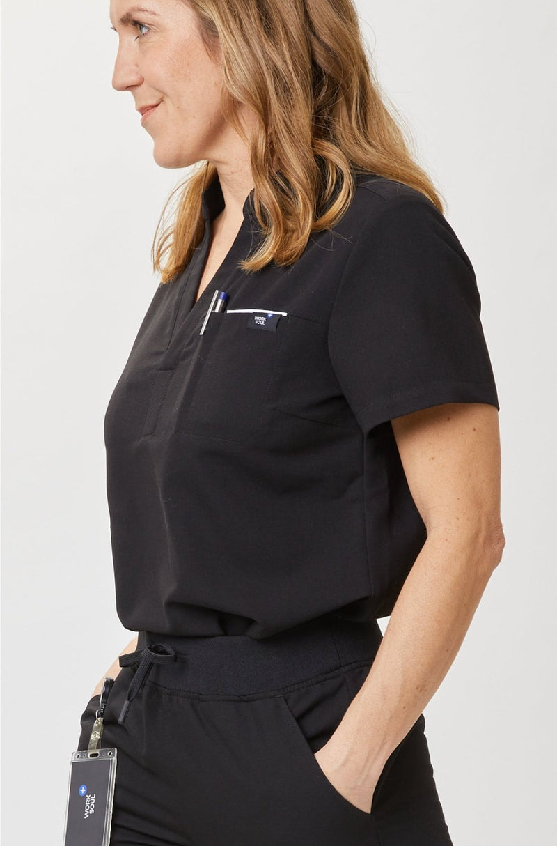 Kasack Mandarin Top/ Damen